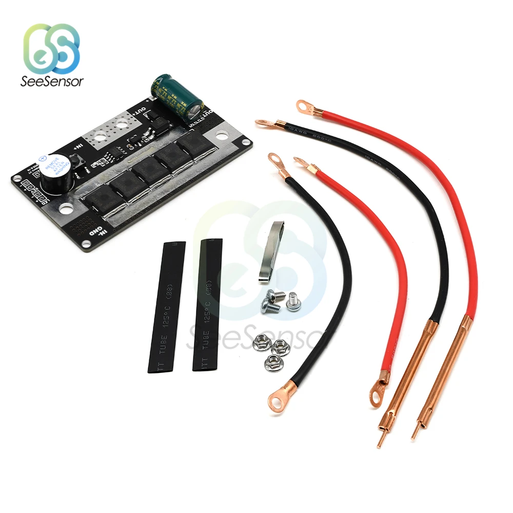 Портативный Аппарат для точечной сварки печатных плат с аккумулятором 12 В