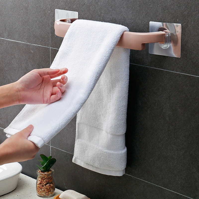 Самоклеящийся держатель для полотенец вешалка ванной комнаты - Цена: 369,32 руб.