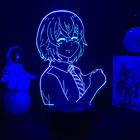 Bungo бродячие собаки Осаму дадзай лампа друг для комнаты Декор подарок на день рождения гаджет накахара чуя ночсветильник аниме неосветильник Dazai