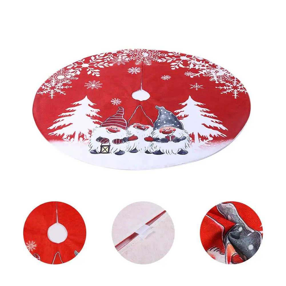 

Swedish Gnome Christmas Tree Skirt Flannel Christmas Tree Bottom Decorations Santa Gnomes Tomte Christmas Decorations Tree Wrap