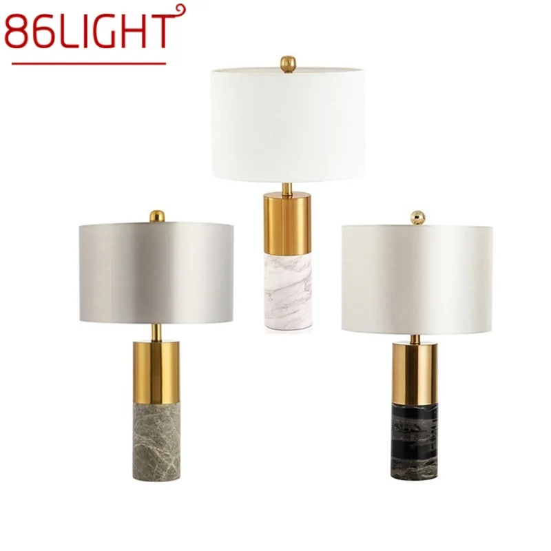 86 светильник п современная настольная лампа Мраморная прикроватная