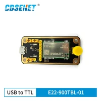 sx1262 lora module 5km long range 868m 915mhz transceiver test board kits usb e22 900tbl 01 rf development board for