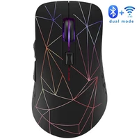 spot rechargeable silent light emitting bluetooth dual mode 5 02 4g wireless mouse wireless mouse cool computer peripherals