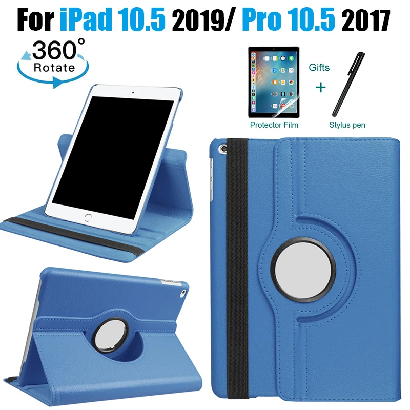 

Case For iPad Air 3rd Gen 10.5 2019 Tablet Cover,360 Rotating Bracket Flip Stand Pu Leather For iPad 10.5"A2123 A2153 A2152 Case