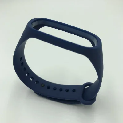 Dark Blue Силиконовый ремешок для Xiaomi Mi 3 4 смарт-Браслет спортивный ремешок часы силиконовый ремешок для Xiaomi Mi 4 3 браслет - Цвет: Dark Blue