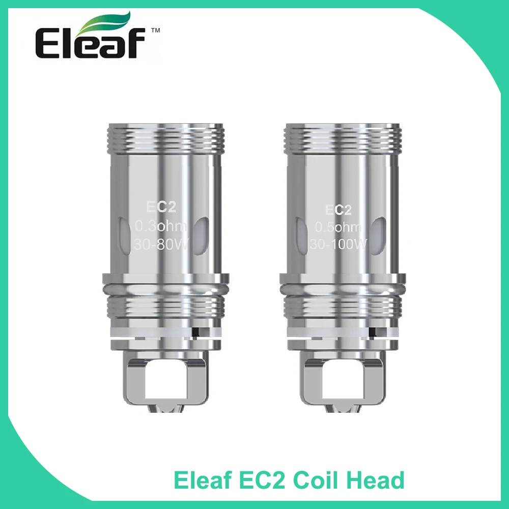 

5PCS/10PCS/lot Original Eleaf EC2 Coil Head 0.3ohm/0.5ohm Replacement Coil for i200/i80/melo kit E Cigarette vape coil