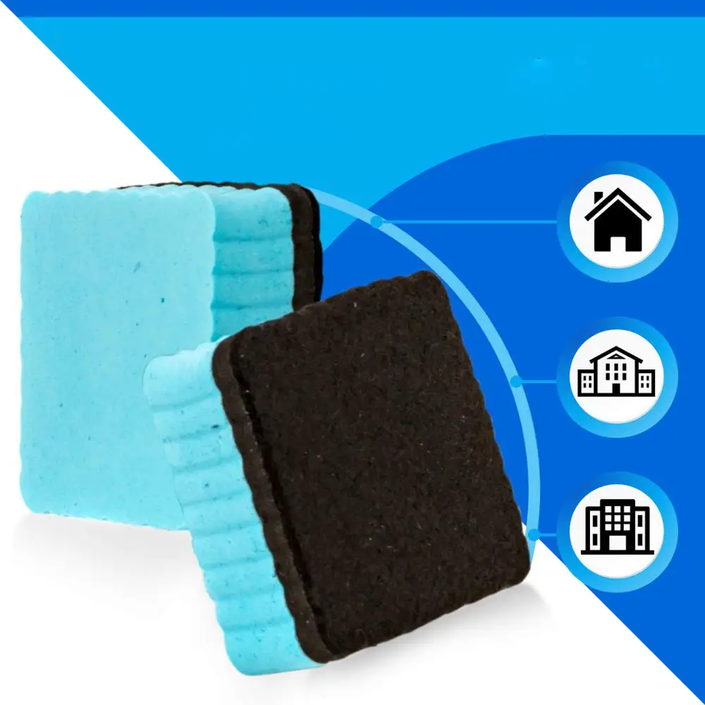 Ластики для сухой стираемой доски 5 х5 см 12 упаковок | Канцтовары офиса и дома