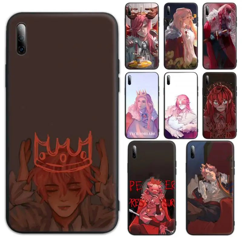 

Technoblade Blood God Phone Case For Samsung A01 A10 A02 A20 A31 A40 A50 S A52 A51 A70 A71 A80 A91 Cover Fundas Coque