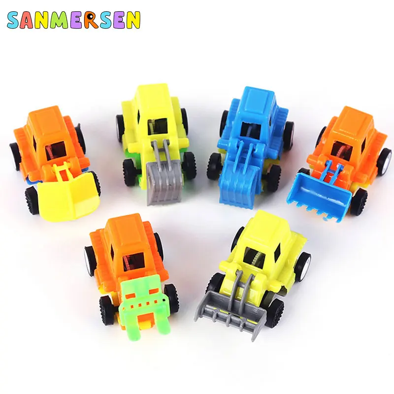 Bulldozer random 1pc Мини Hot Wheels Pull Back автомобиль Игрушечная машина детский гоночный автомобиль детские автомобили мультфильм Pull Back самолет грузовик дети игрушки для мальчика подарок - Цвет: Bulldozer random 1pc