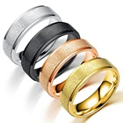 SUMENG Новое поступление 2020, модные высококачественные простые кольца из нержавеющей стали 246 мм, ширина 4 цвета, подарок для женщин