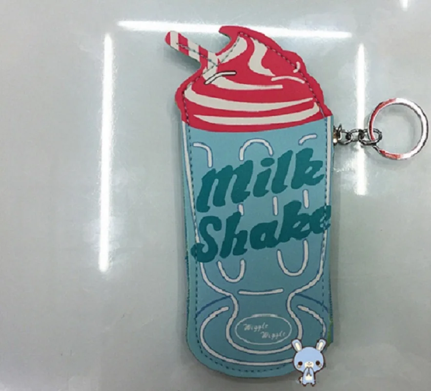 

Korean Version Of Lovely Zero Wallet Keychains Cola Beverage Can Beer Shape Coin Bag Key Chain Pu Bus Card Bag Key Rings Pendant