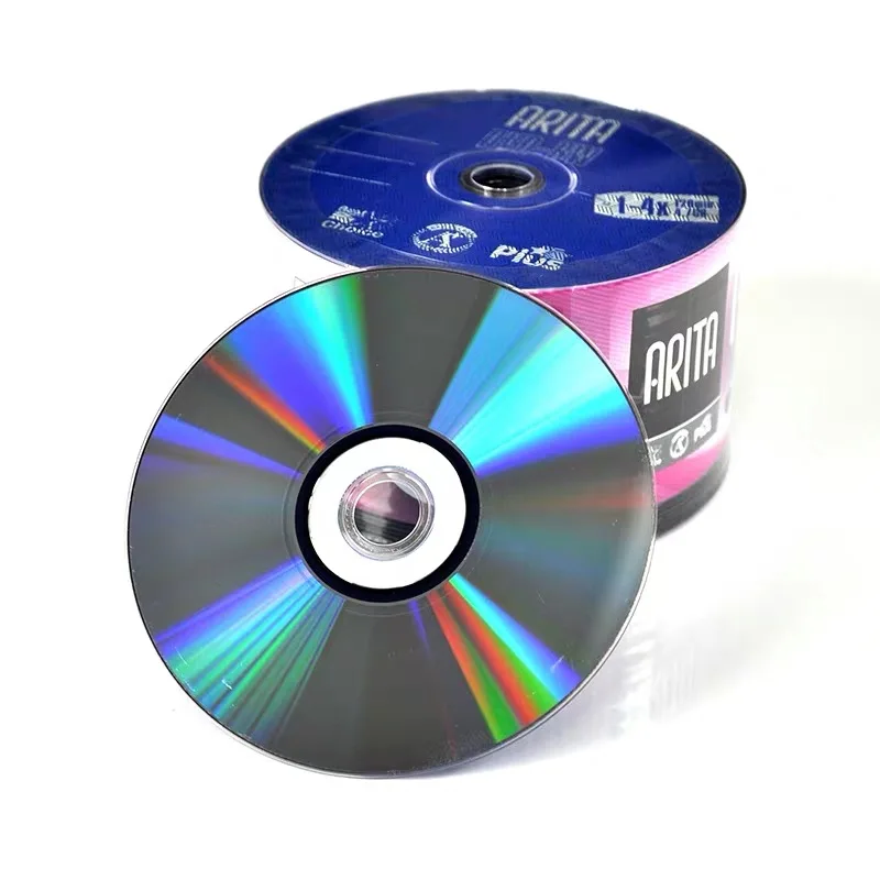 Оптовая продажа 25 дисков A + 1-4x 4 7 ГБ чистый синий DVD RW диск | Электроника