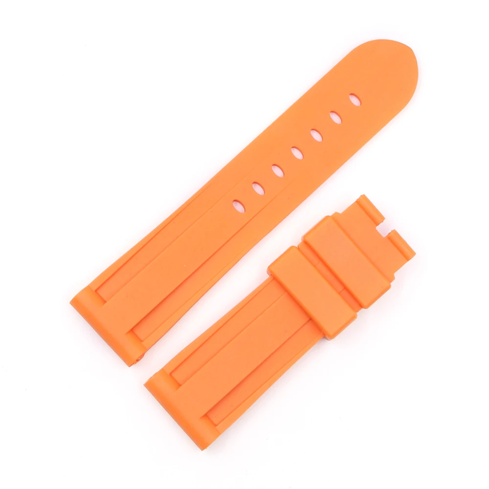 CARLYWET Fashion 38 40 42 44mm Pure Black Silicone Rubber Replacement Wrist Watchband Strap Loops For Iwatch Series 4/3/2/1