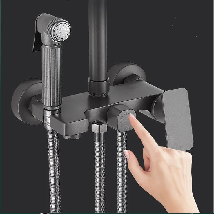 Смеситель для душа senфитнес латунный с гибким шлангом 1 5 и биде | Обустройство