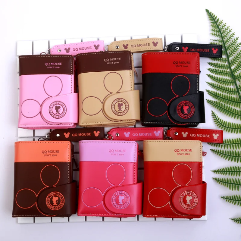 

Cartoon Wallet Fashion PU Leather Women Wallet Design Purse Hasp Zipper Women Wallet for Credit Cards Coin Pocket Carteras Muje