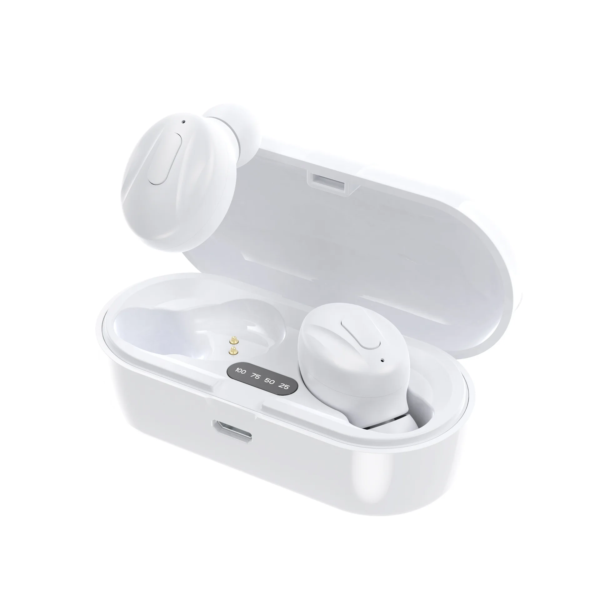

True Wireless Earphones Bluetooth Sports Earpiece 5.0 Headphones Touch Control with Charging Case IPX5 Waterproof Stereo Earbuds