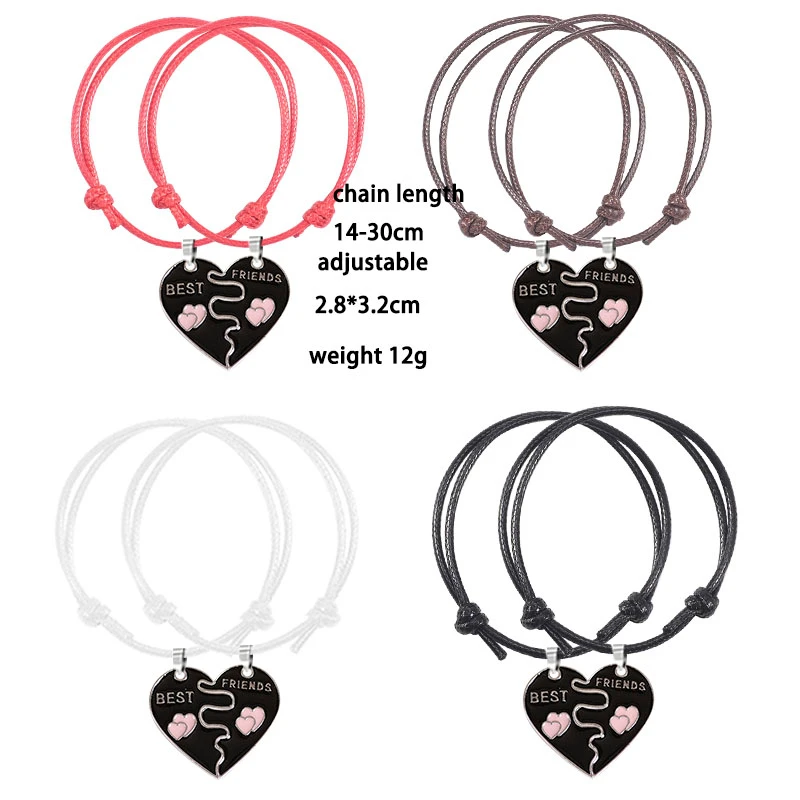 

2020 New Bracelet Best Friend Men's And Women's Friendship Hand Chain Letter Pendant Fashion Men And Women Birthday Jewelry Gift