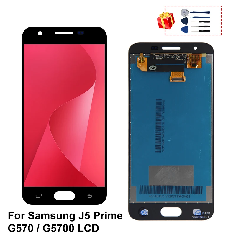 Для Samsung J5 Prime LCD G570 G5700 G570F G570M G570Y 2017 G571F ЖК дисплей с сенсорным экраном в