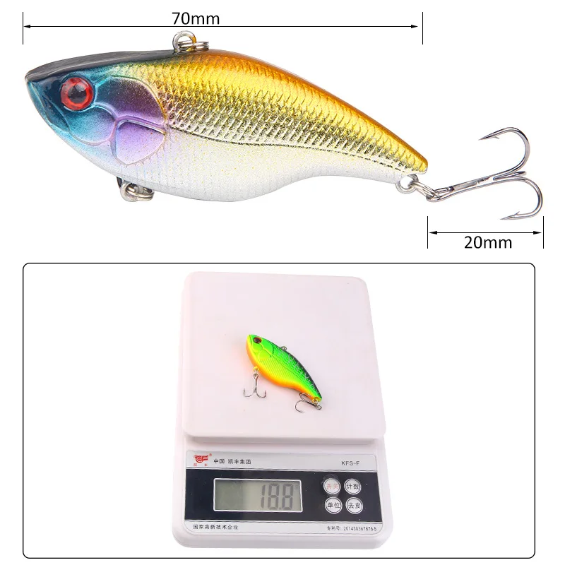Bassland новые VIB приманки 18.8g7cm рыболовная биомеханическая приманка isca