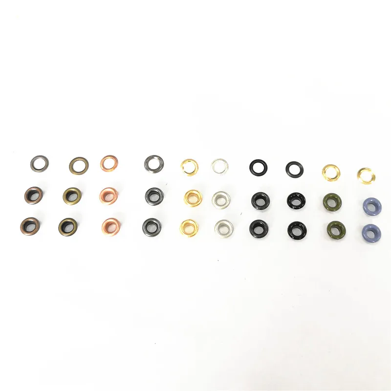 Латунные металлические кнопки Люверсы с более жестким покрытием цвета 2 части