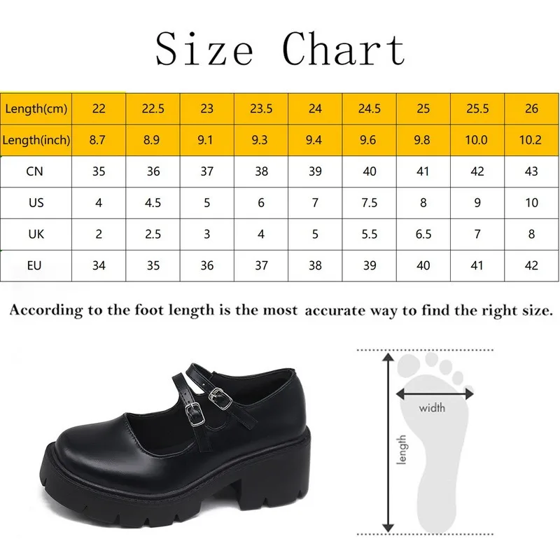 

2021 Small Leather Shoes Women Spring Models Mary Jane Shoes Women's Japanese High Heels Retro Platform Shoes Women