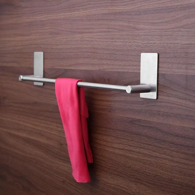 Настенный держатель для полотенец подвесная полка из нержавеющей стали клейкая