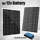 30 Вт 20 Вт Гибкая солнечная панель батарея 12v батарея 5 в зарядное устройство для мобильного телефона 10 А контроллер для автомобиля лодки кемпинга уличный энергетический комплект
