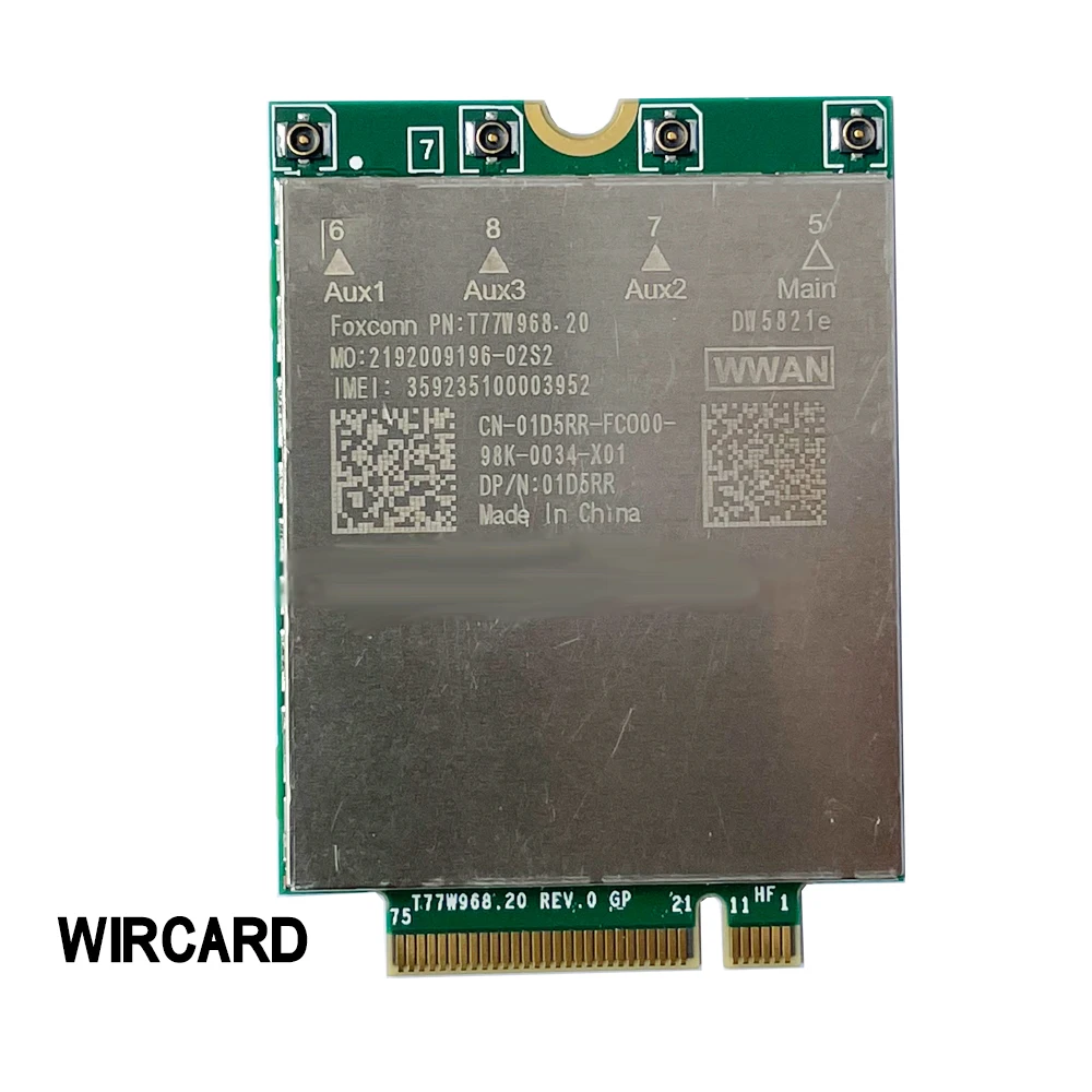 T77W968 DW5821e-eSIM X20 LTE Cat16 1Gbps FDD-LTE 4G модуль для ноутбука Dell 5420 5424 7424 7400 - купить по