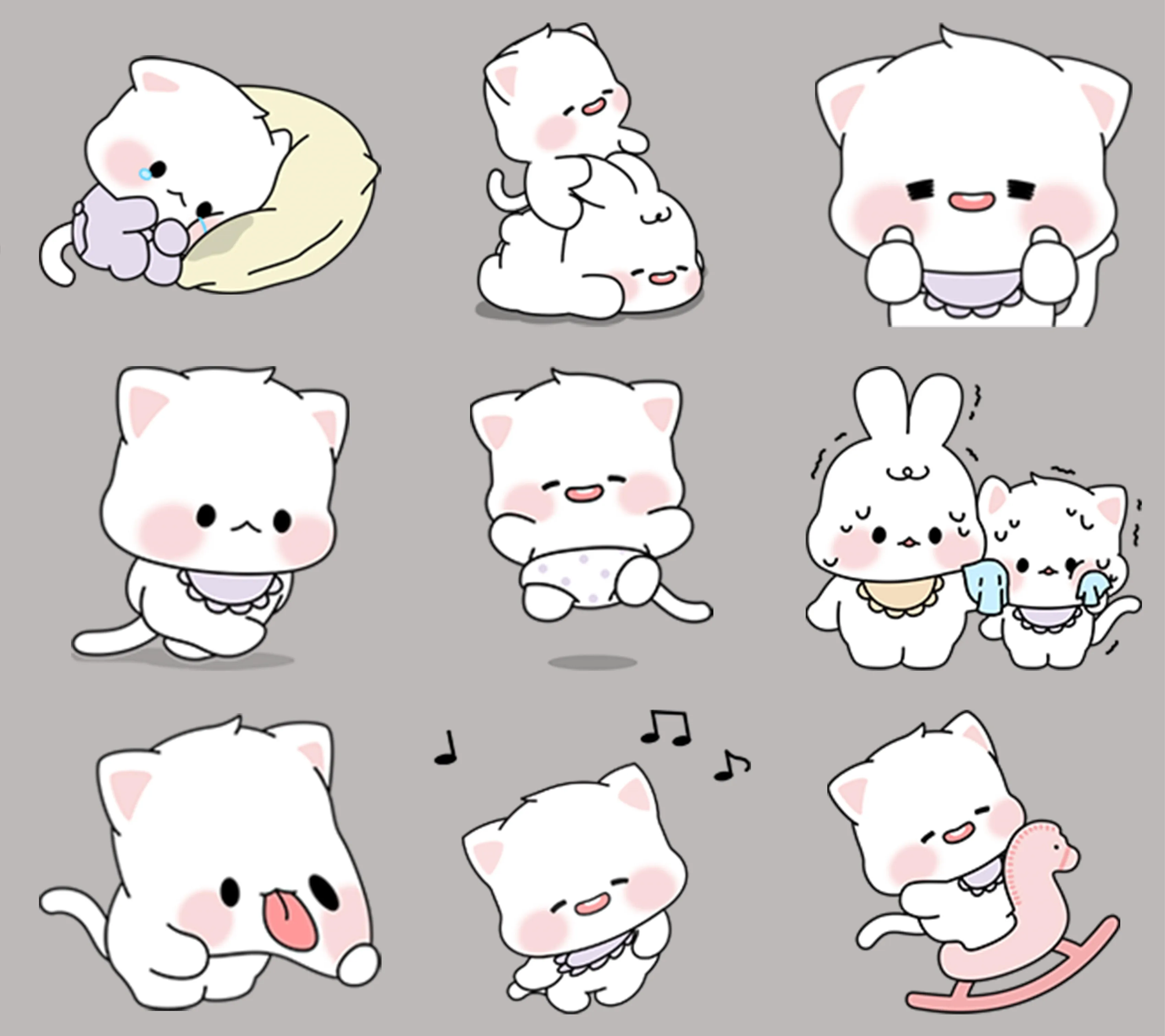 

Забавный альбом для стикеров с милым белым котом для детей, чемодан «сделай сам» для ноутбука, скейтборда, мотоцикла, велосипеда, игрушка, 24 ...