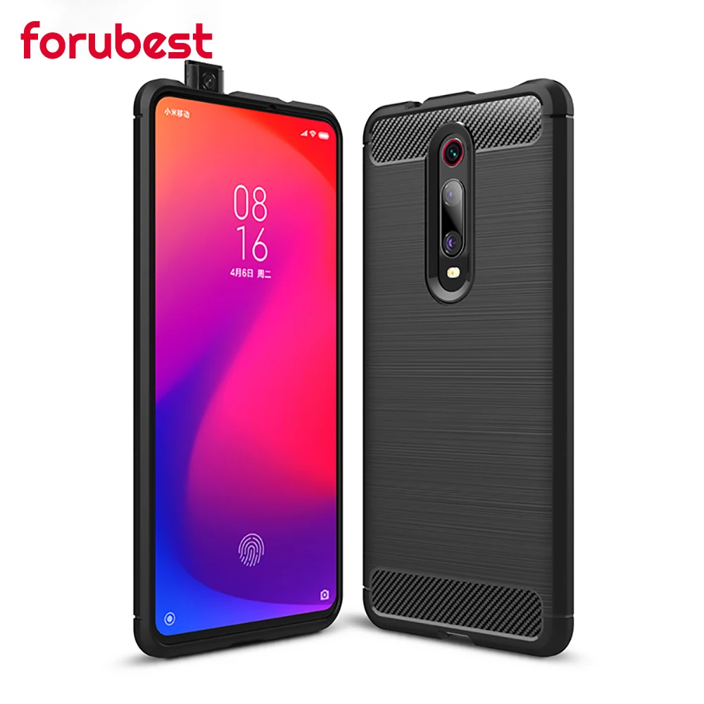 Чехол для телефона XiaoMi Redmi K30 Pro чехол Note 6 7 8 противоударные чехлы из углеродного
