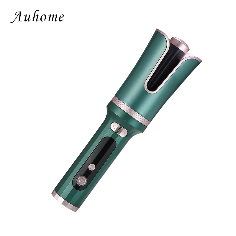 

Wireless Automatic Hair Curling Iron Rotating USB Rechargeable LED Display Cordless Portable Hair Curler Styling tool for Travel