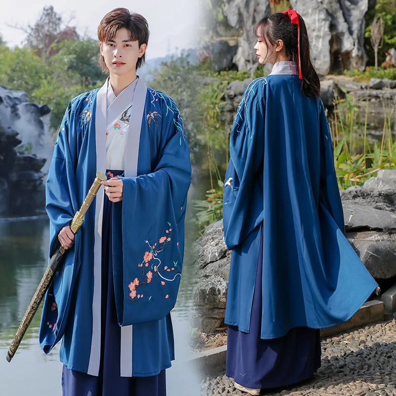 

Костюм для выступлений Hanfu в традиционном китайском стиле, унисекс