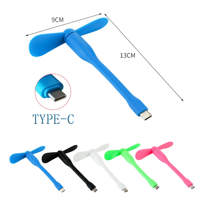 

Гибкий USB-вентилятор типа c, мини-вентилятор для Android Type-C, ручной кулер для Huawei, Samsung, Xiaomi, ноутбука