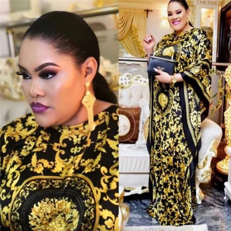 Женское платье в полоску длинное эластичное с коротким рукавом и принтом обхват