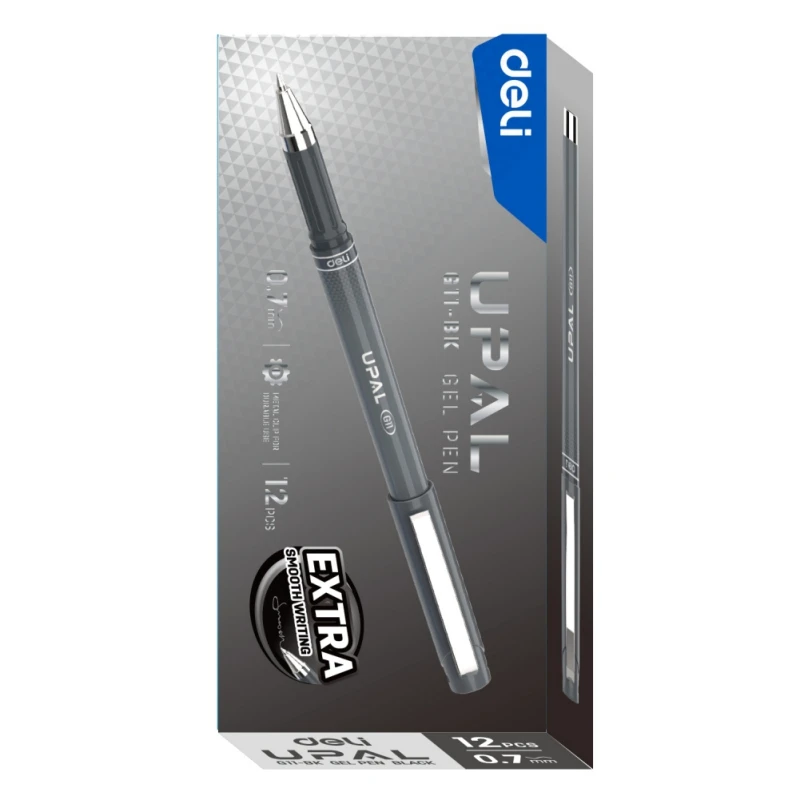 

Deli 12pcs/box Office Gel Pen 0.7mm Bullet Gel Pen,Office Signature Pen Students Use Exam Homework Pen