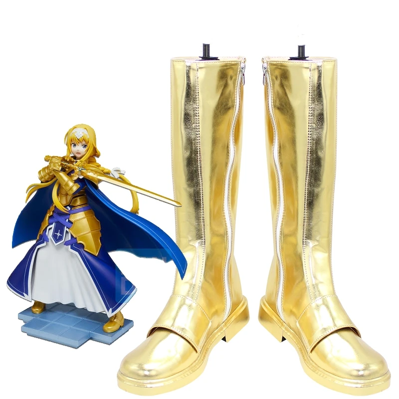 Новинка аниме меч искусство онлайн алисис синтез тридцати косплей обувь Алиса