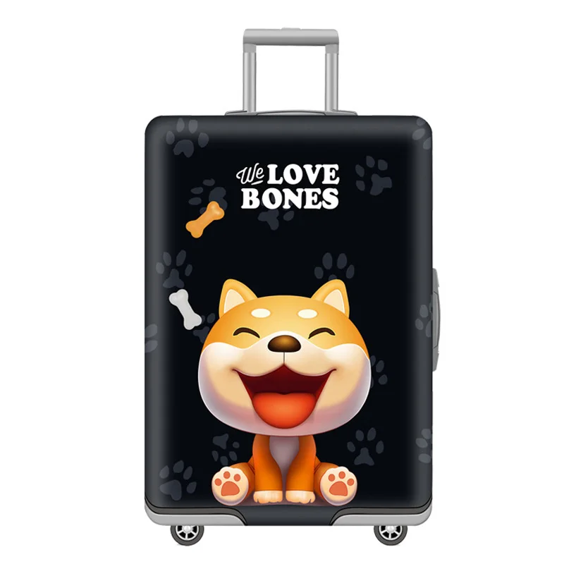 J Luggage cover Чехол для багажа, эластичные Защитные чехлы для багажа, уплотненный чехол для костюма, пылезащитный чехол для 18-32 дюймов, чехол для костюма, аксессуары для путешествий - Цвет: J Luggage cover