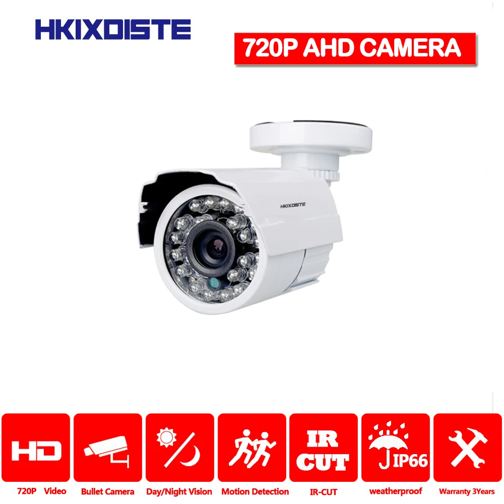 Металлический Мини водонепроницаемый Bullet 720P CCTV камера фильтр отсекающий