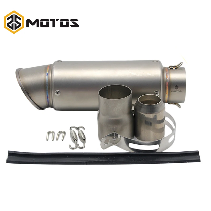 Выхлопной глушитель ZS 310 мм для мотоцикла выхлопной внедорожника CBR600 GSXR Z750 Z800 MT07