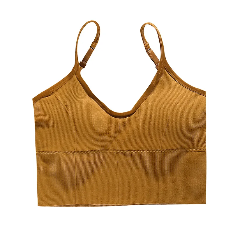 

Бюстгальтер для фитнеса из чистого хлопка, красивый жилет с ремнями, сексуальный бюстгальтер, женское нижнее белье, удобный женский топ