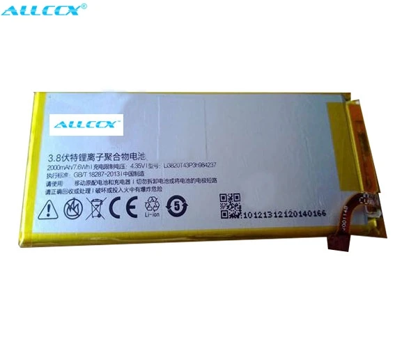 

Аккумулятор ALLCCX Li3820T43P3h984237 для Nubia Z5S mini Z5S NX403A NX404H NX902 хорошего качества