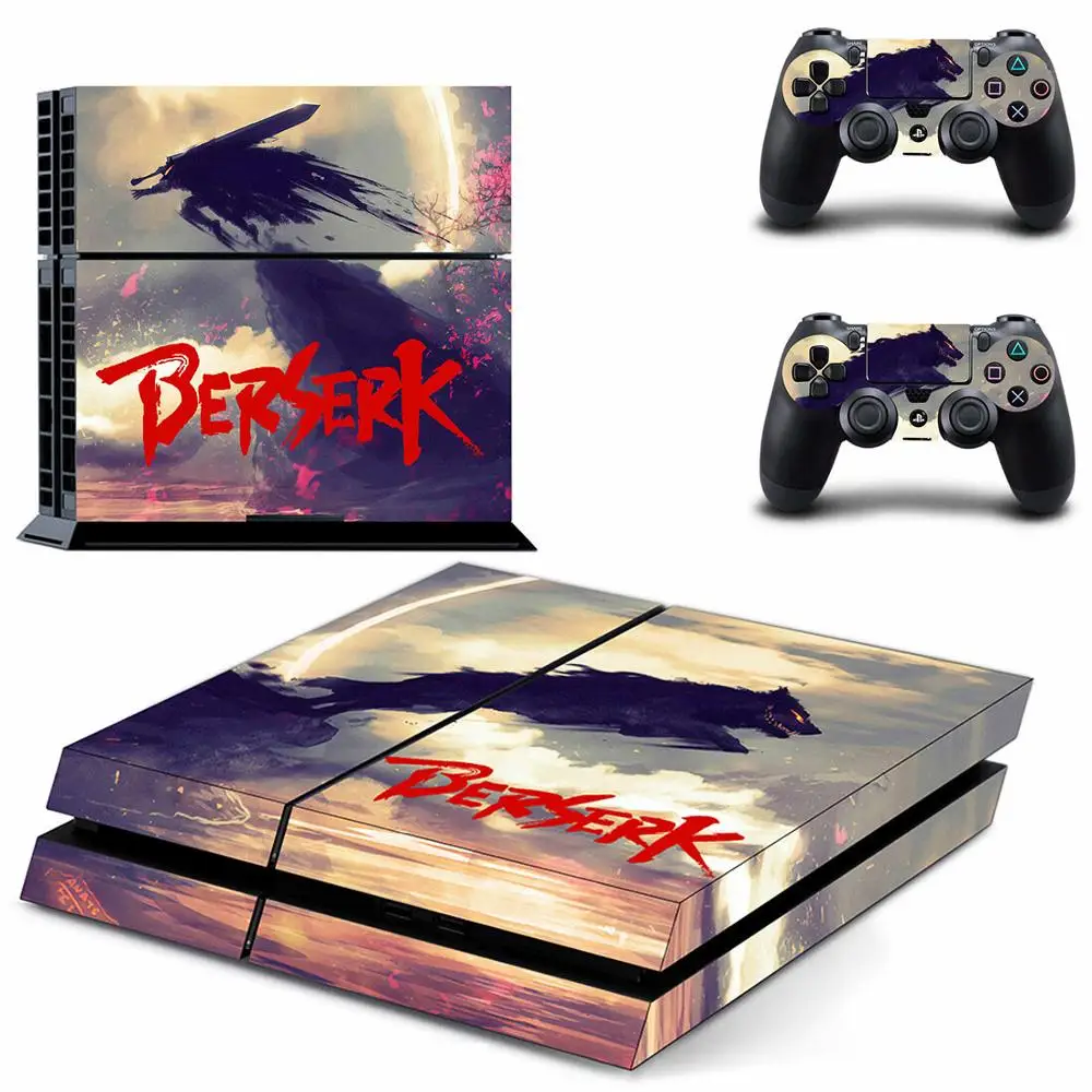 Виниловая наклейка BERSERK для консоли PlayStation 4 и контроллеров PS4 | Электроника
