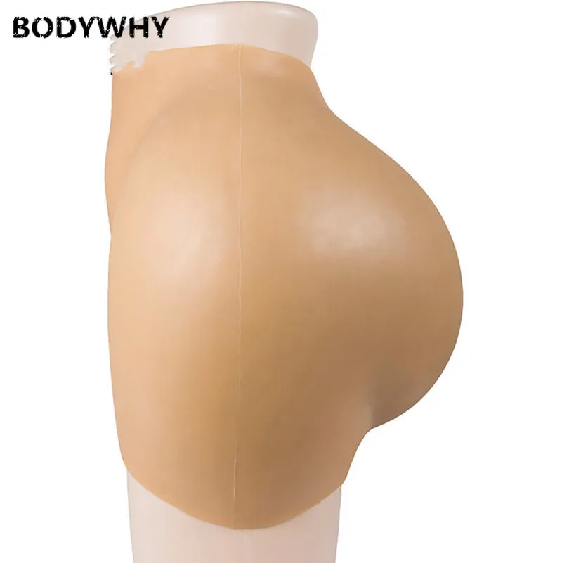 

5500g Full Silicone Panty Padded Buttocks Hips Enhancer Body Shaper Sexy Body Shapewear Plus L Size Pads Fake Butt Big Ass Pants