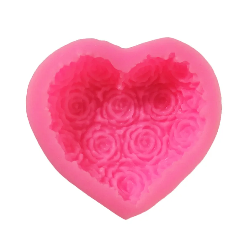 

Cute rose fondant Chocolate mold Baking tool Mousse cake decoration silicone molds