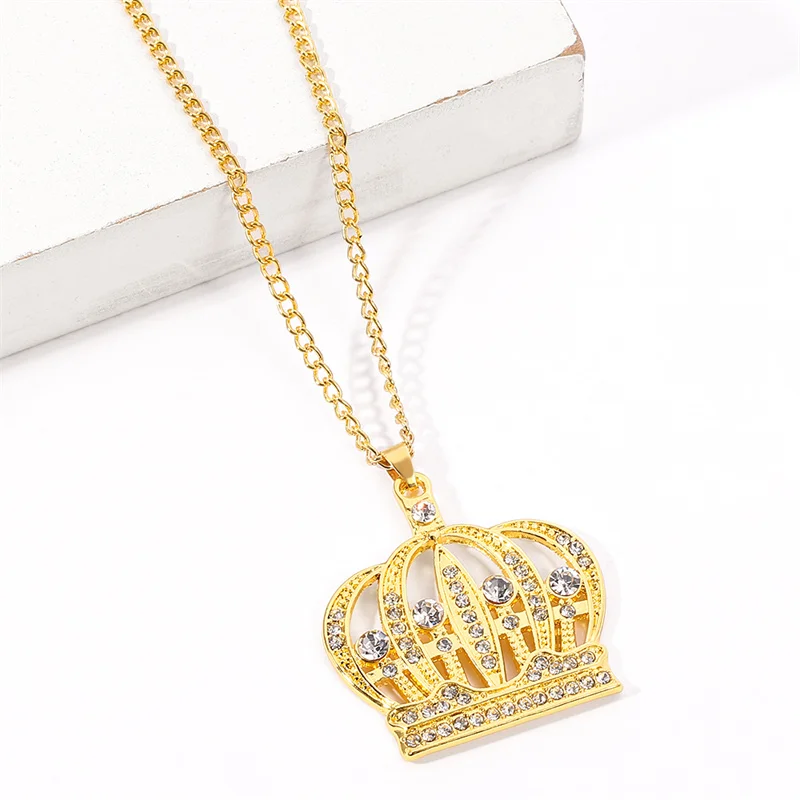 Женское ожерелье с подвеской в виде короны | Украшения и аксессуары