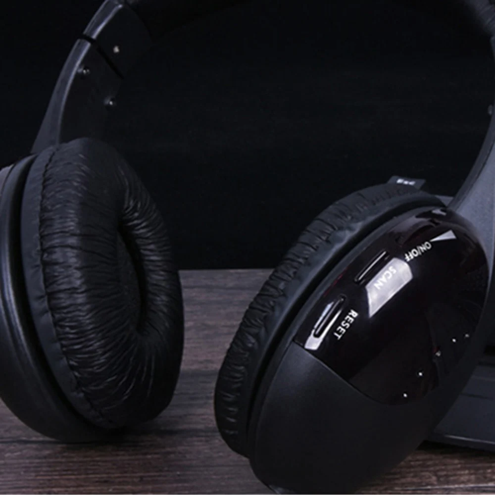 5 в 1 Беспроводные стереонаушники с 3 мм музыкальным микрофоном шумоподавлением