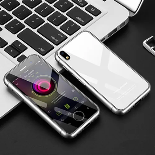Melrose S9 плюс Мини карманный смартфонов Дешевые 4 аппарат не привязан к оператору сотовой связи ультра тонкий мобильный телефон Android 7,0 мобильный телефон 2,45 дюймов 1 Гб 8/32 ГБ флэш-памяти, иврит - Цвет: Серебристый