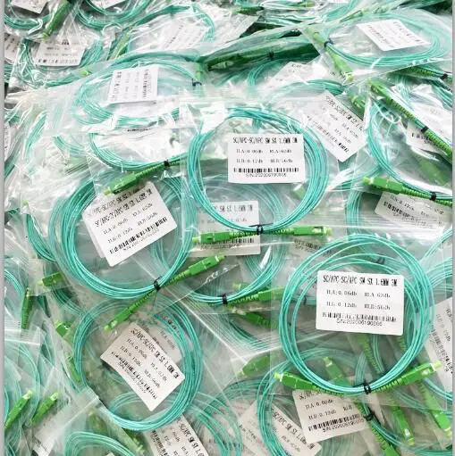 SC APC оптический волоконный патч корд PVC G657A джемпер SM 1 6 мм 3 5 м aqua|Оптоволоконное