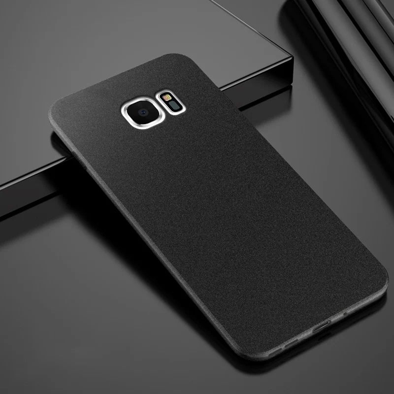 Black Чехол upaitou для samsung Galaxy S7 S6 Edge S10 S9 S8 Plus Note 10 Pro 9 8 чехол с защитой от отпечатков пальцев мягкий силиконовый Ультратонкий чехол - Цвет: Black