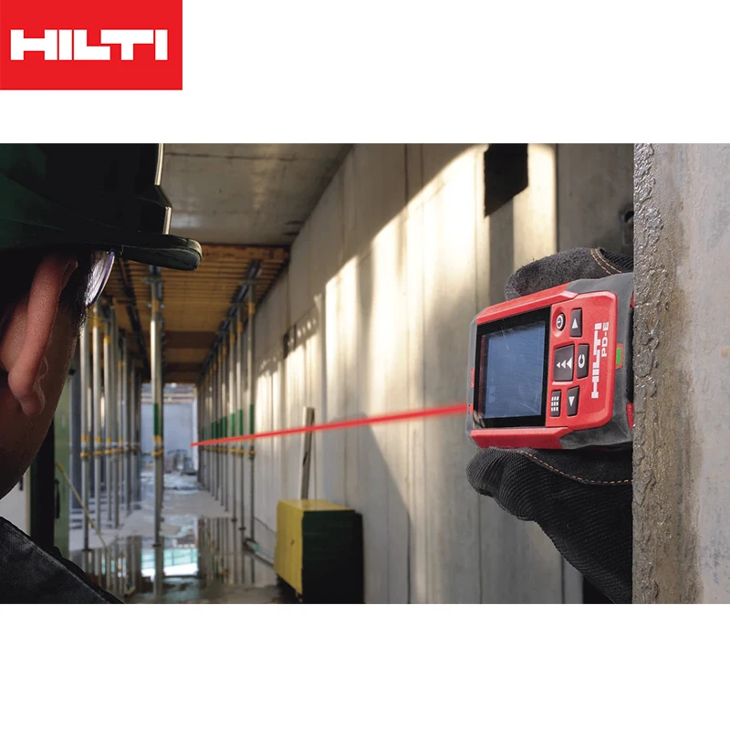 HILTI PD-E Высокоточный инфракрасный лазерный инструмент электронный дальномер 200 м